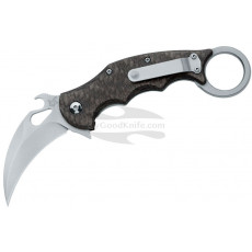Folding karambit knife Fox Knives Titanium Satin FX-599TiCS 6.5cm
