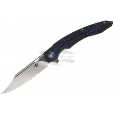 Folding knife Bestech Fanga CF/Blue G-10 BG18E 10cm
