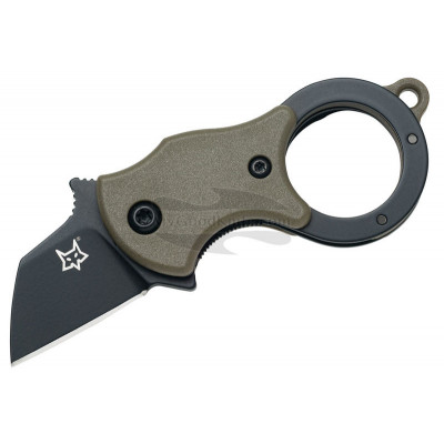 Folding knife Fox Knives Mini-TA Olive/Black FX-536 ODB 2.5cm