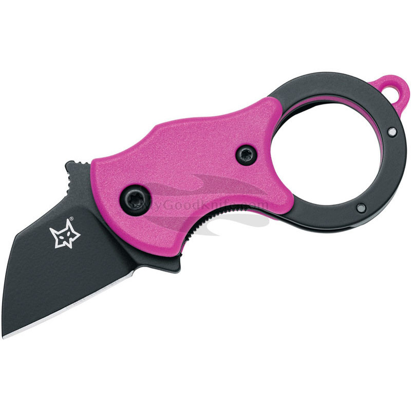 Складной нож Fox Knives Mini-TA Розовый/Черный FX-536 PB 2.5см