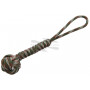 Combat Ready Paracord lanyard Monkey Fist Woodland Camo CBR358 - 1