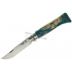 Folding knife Opinel N°08 Edition Amour 2019 by Andrea Wan 002315 8.5cm