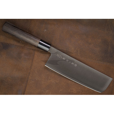 Nakiri Japanese kitchen knife Tojiro Zen Black FD-1568 16.5cm