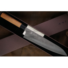 Японский кухонный нож Гьюто Yoshimi Kato Ginsan D-706CW 24см