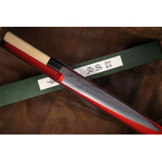 Японский кухонный нож Суджихики Sukenari 3 layers ZDP189 S-116 27см