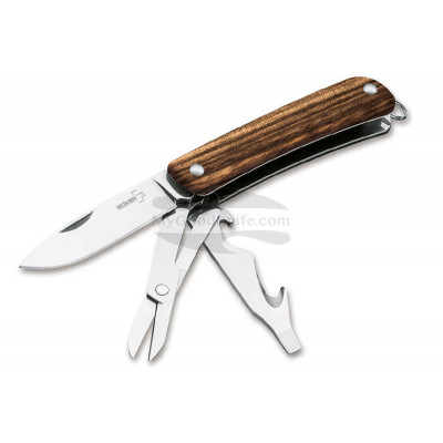 Multi-tool Böker Plus Mini Tech Tool Zebrawood 4 01BO879 5.2cm