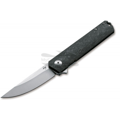 Folding knife Böker Plus Kwaiken Compact Marble Carbon 01BO231 7.7cm