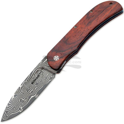 Folding knife Böker Plus Exskelibur I Damascus 01BO222DAM 9cm