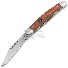 Boker Medium Stockman Pocket Knife 2.95 4034 Satin Clip Point Blade,  Rosewood Handles with Nickel Silver Bolsters - KnifeCenter - 117588HP -  Discontinued