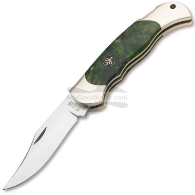 Folding knife Böker Boy Scout Curly Birch Green 118118 5.7cm