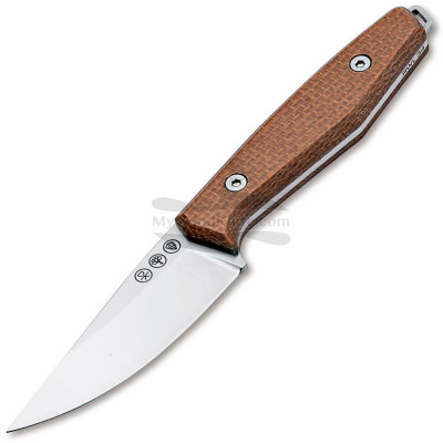Fixed blade Knife Böker Daily Customs AK1 Drop point Mustard 120502 7.6cm