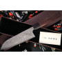 Cuchillo Japones Santoku Yoshimi Kato Black Nickel VG-10 D-1902 16.5cm
