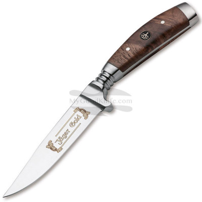 Puukko retkeilyyn ja metsästykseen Böker Gobec Nicker Jäger Gold 122532 10.3cm