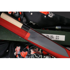 Японский кухонный нож Киритсуке Sukenari Aogami Super S-417 21см