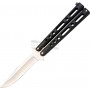 Coltello a Farfalla Balisong Bear&Son Butterfly Black 117B 10cm