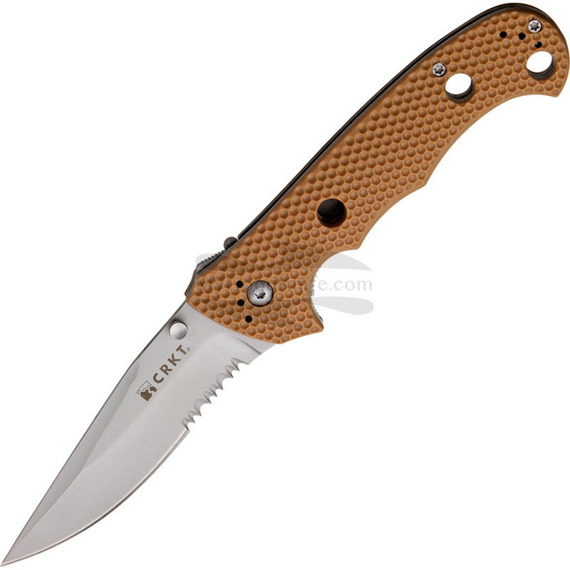 Serrated folding knife CRKT Hammond Desert Cruiser 7914DI 9.5cm for
