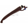 Finnish knife Wood Jewel Leather handle  23NP 9.5cm - 3