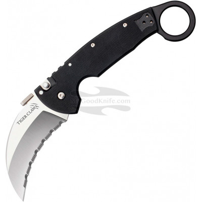 Couteau Karambit Pliant Cold Steel Tiger Claw Serrated 22KFS 7.6cm