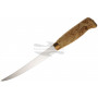 Cuchillo De Pesca Wood Jewel Fillet, birch handle 23F 16cm - 1