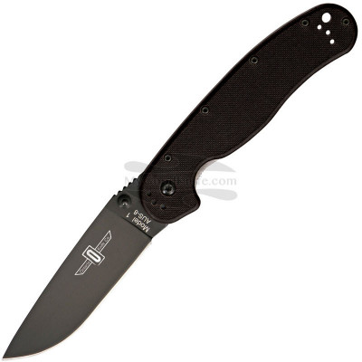 Couteau pliant Ontario RAT-1 Folder Black Plain Edge 8846BP 8.9cm