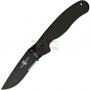 Taschenmesser Ontario RAT-1 Combo Schwarz 8847BS 8.9cm