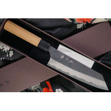 Японский кухонный нож Yoshimi Kato Bunka Aogami Super S/S clad Cherry D-910 17см