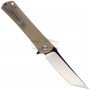 Couteau pliant Bestech Kendo Kwaiken Black satin Beige G-10 BG06C-2 9.5cm