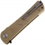 Couteau pliant Bestech Kendo Kwaiken Black satin Beige G-10 BG06C-2 9.5cm