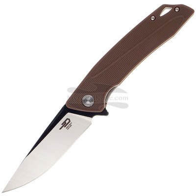 Folding knife Bestech Spike Black satin Brown BG09C-1 9.5cm