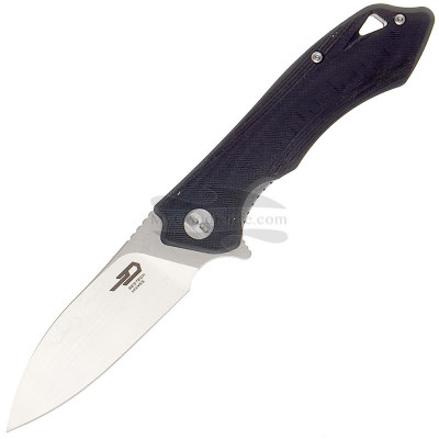 Складной нож Bestech Beluga Stonewash Satin Black G-10 BG11D-2 7.9см