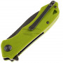 Kääntöveitsi Bestech Beluga Stonewash Satin Fluorescent green G-10 BG11F-2 7.9cm