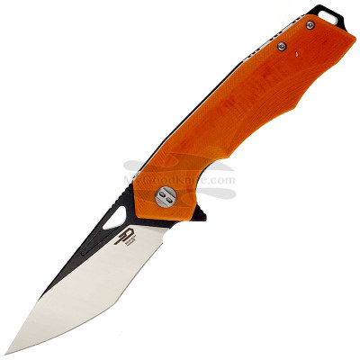 Folding knife Bestech Toucan Black satin Orange G-10 BG14D-2 9.5cm