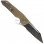 Navaja Bestech Barracuda Black stonewash Beige G-10 BG15C-2 8.9cm