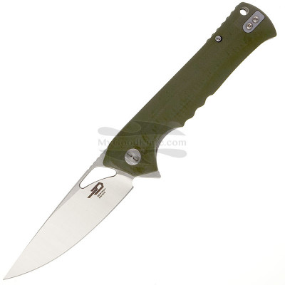 Folding knife Bestech Muskie Green G-10 BG20B-1 9.1cm