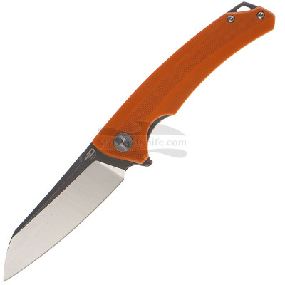 Folding knife Bestech Texel Grey titanium Orange G-10 BG21D-2 8.2cm