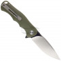 Coltello da tasca Bestech Bobcat Black stonewash Green G-10 BG22B-2 8.1cm