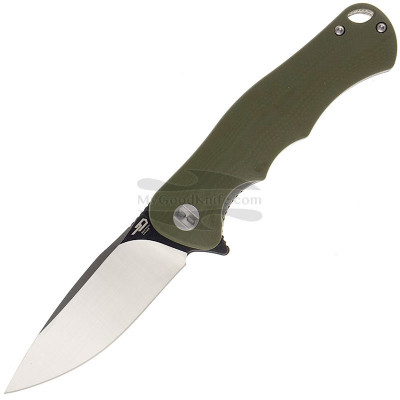 Folding knife Bestech Bobcat Black stonewash Green G-10 BG22B-2 8.1cm