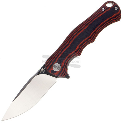 Folding knife Bestech Bobcat Black stonewash Black/Red G-10 BG22C-2 8.1cm