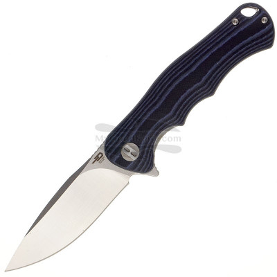 Couteau pliant Bestech Bobcat Black/Blue G-10 BG22D-1 8.1cm
