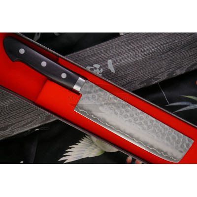 Японский кухонный нож Накири Ittetsu Black Pakka wood IWY-9003 16см