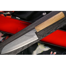 Japanese kitchen knife Kunio Masutani VG-1 Damascus Walnut M-2762 18cm