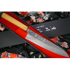Gyuto Japanese kitchen knife Yu Kurosaki Fujin VG10 Damascus Rosewood ZVD-240CH 24cm