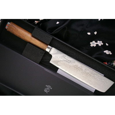 Nakiri Japanese kitchen knife Ryusen Hamono Prever PV-104 17.5cm