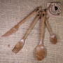 Kupilka Cutlery set 4 pcs Brown KCUTBO 30250251