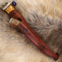 Финский нож Wood Jewel с огнивом, рог 23JVS 9.5см