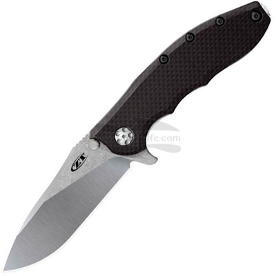 Couteau pliant Zero Tolerance Hinderer KVT CF Titanium Black 0562CF 8.9cm