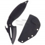 Cuchillo de hoja fija ASD Centurion Black with cutout 01B 10.7cm