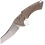 Складной нож Hogue X5 Button Lock Wharncliffe Dark Earth 34564 8.9см