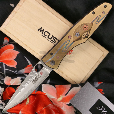 Folding knife Mcusta Platinum Four Seasons Spring Sakura MCPV-003 9.2cm