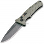 Automatic knife Böker Plus BHQ Mini Strike Droppoint OD Green 01BO437 6.7cm